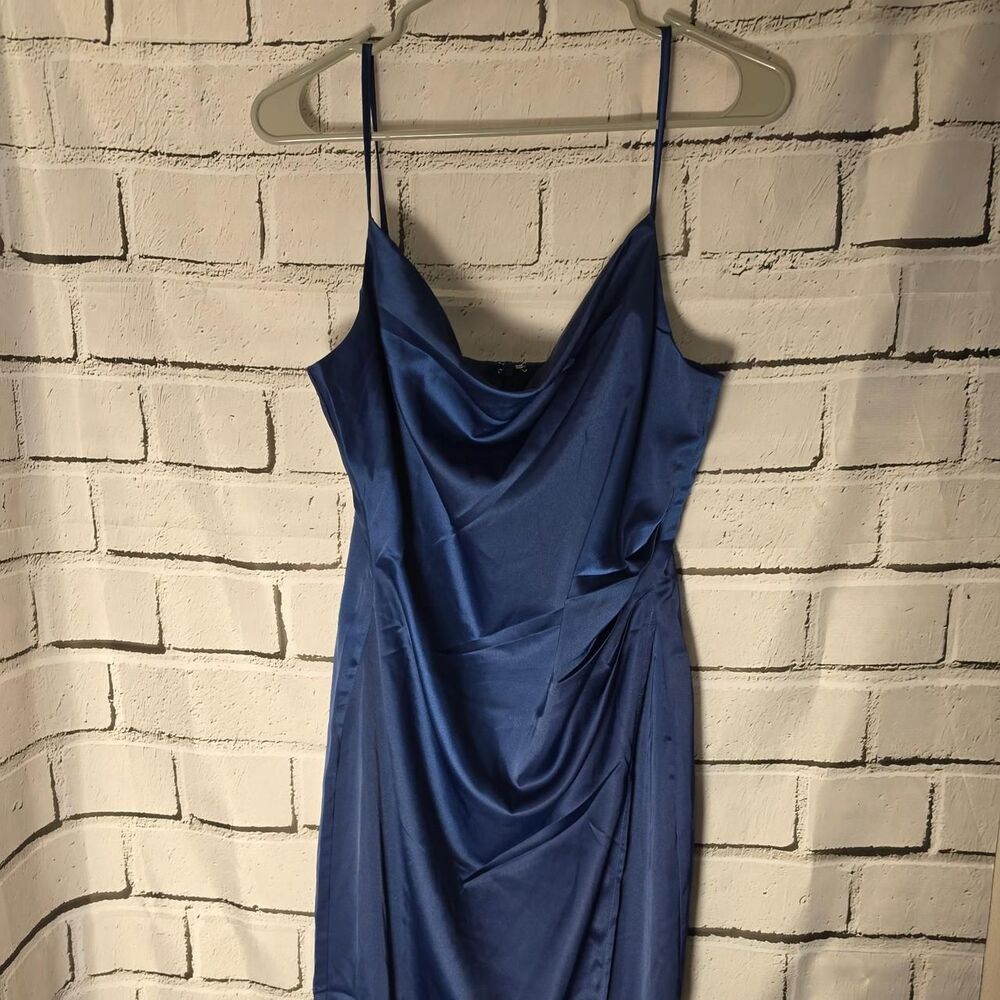 Unbranded Women's Blue and Navy Dress